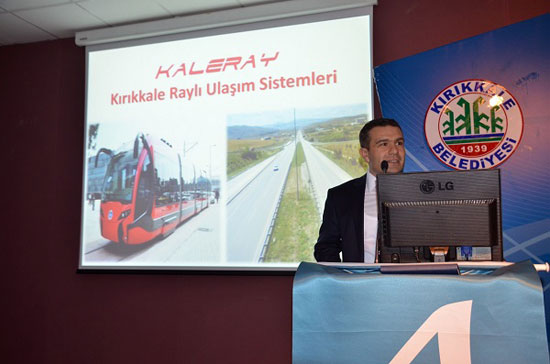 Üniversitemizden Kırıkkale Hafif Raylı Sistem Taşımacılığı Projesi