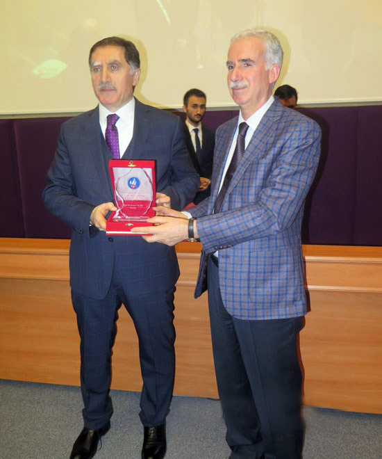Üniversitemiz Kamu Baş Denetçisi Şeref Malkoç’u Konuk Etti