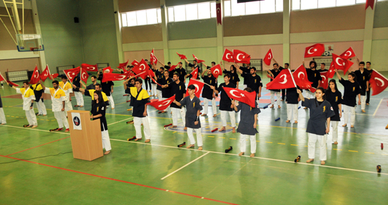  Üniversitemizde Sayokan Kemer Kuşanma Töreni ve Gösterisi Düzenlendi