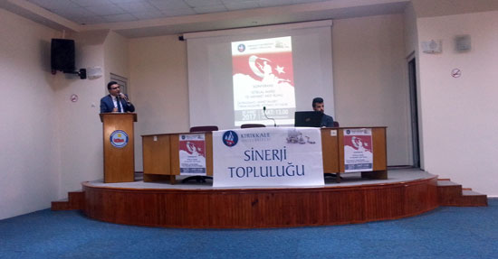 Üniversitemiz Sinerji Topluluğundan Mehmet Akif Konferansı