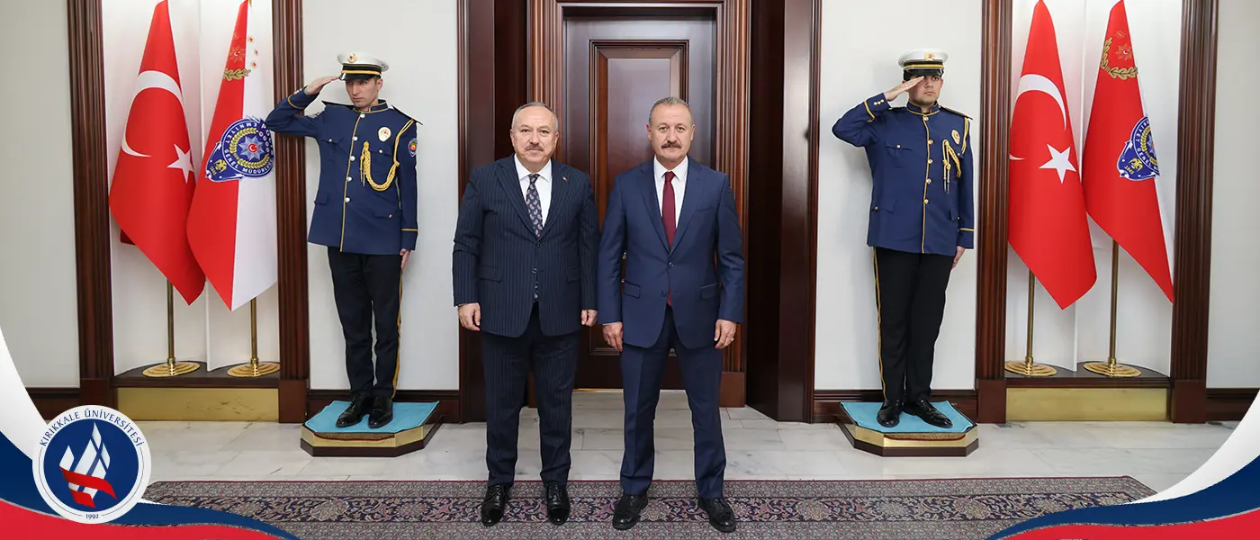 Rektörümüzden Emniyet Genel Müdürü Ali Fidan’a Ziyaret