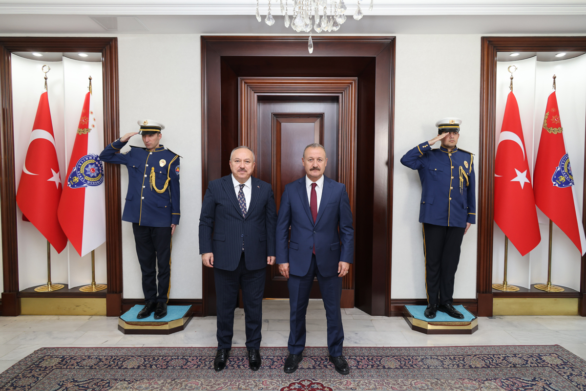 Rektörümüzden Emniyet Genel Müdürü Ali Fidan’a Ziyaret