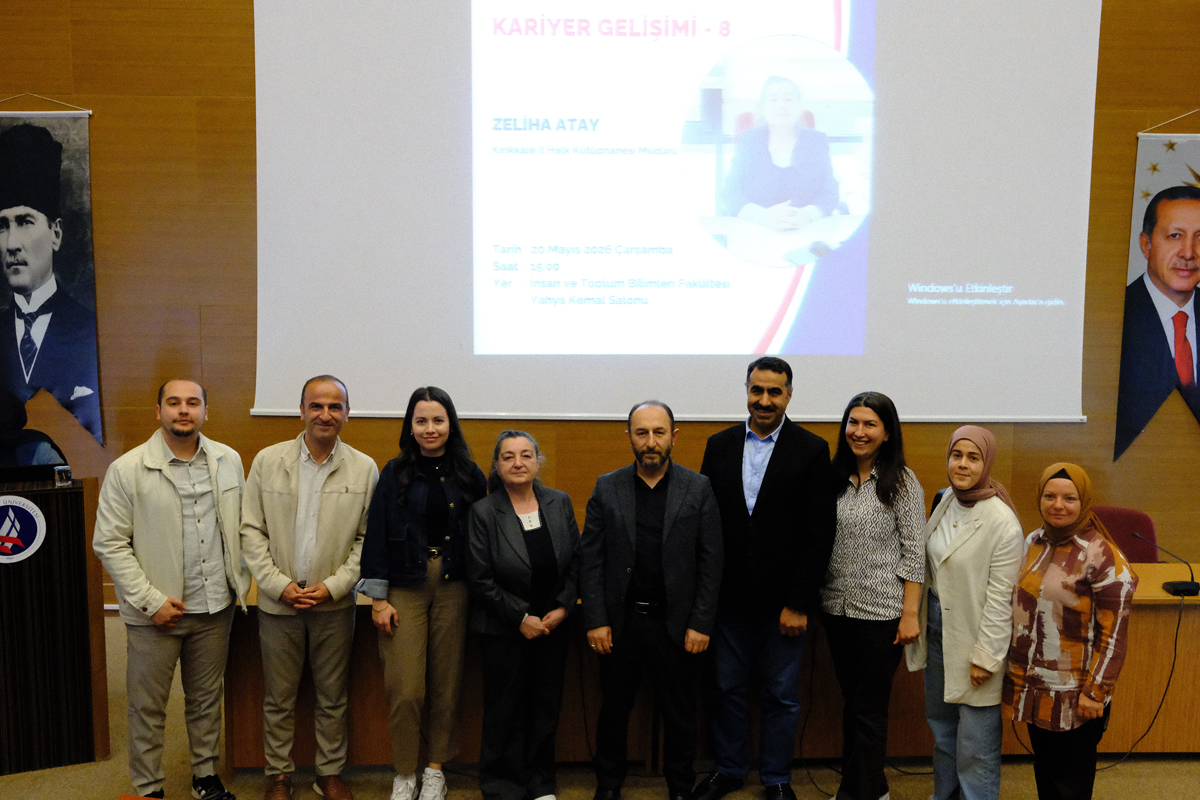 Sektör Profesyonelleriyle Kariyer Gelişimi Programları Çerçevesinde Kırıkkale İl Halk Kütüphanesi Müdürü Zeliha Atay Üniversitemize Konuk Oldu
