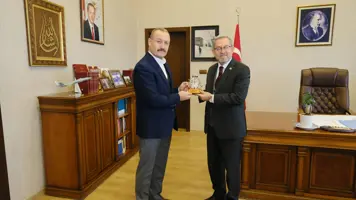 Ankara Üniversitesi Rektörü Prof. Dr. Necdet Ünüvar, Rektörümüzü Ziyaret Etti