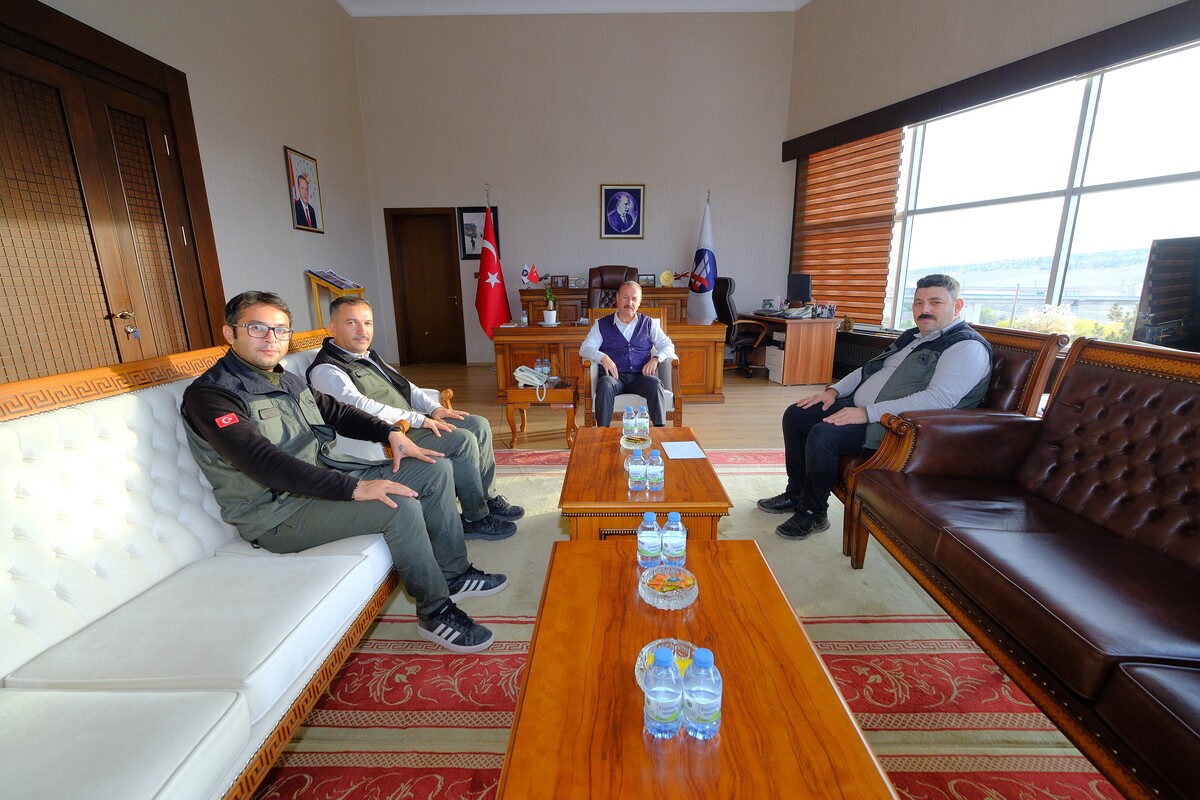 Orman İşletme Müdürü İbrahim Kaya’dan Rektörümüze Ziyaret