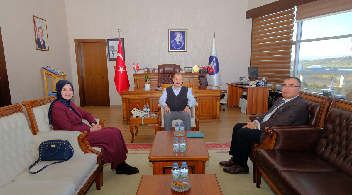 T&#220;RKSMD Genel M&#252;d&#252;r&#252;  Sacide Kasapoğlu, Rekt&#246;r&#252;m&#252;z&#252; Ziyaret Etti