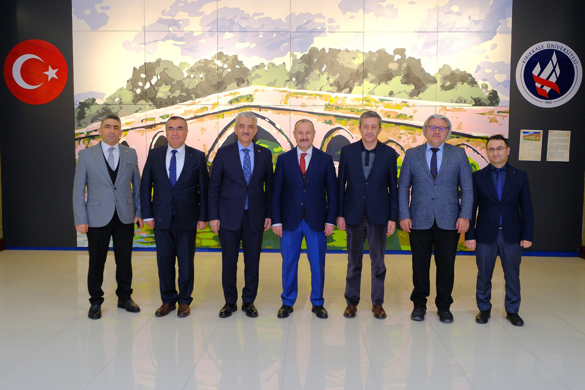Kırıkkale Valisi Mehmet Makas’tan Rektörümüz Prof. Dr. Ersan Aslan’a İadei Ziyaret