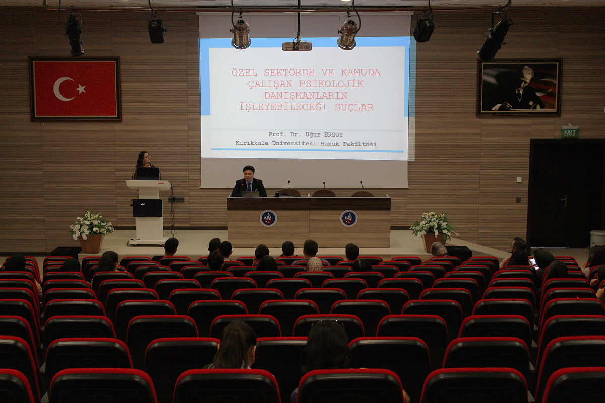 Üniversitemizde Psikolojik Danışmanlık ve Hukuk İlişkisi Masaya Yatırıldı