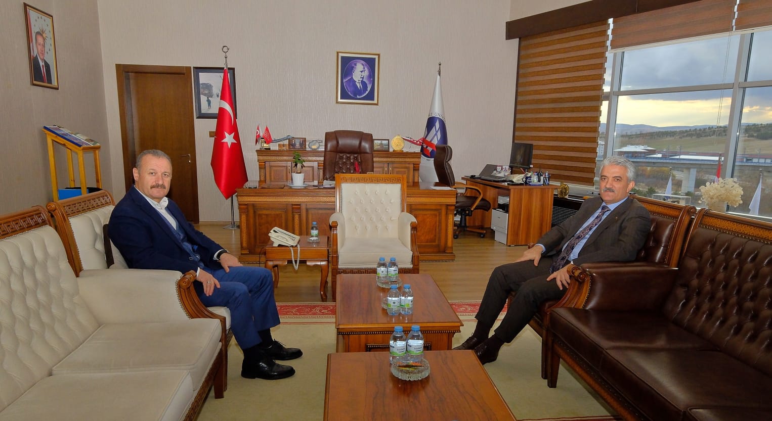 Kırıkkale Valisi Mehmet Makas, Rektörümüzü Ziyaret Etti