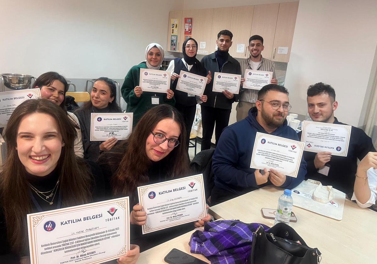 TÜBİTAK Destek Programı Kapsamında Hemşirelik Öğrencileri İçin Manevi Bakım Farkındalık Eğitimi Düzenlendi