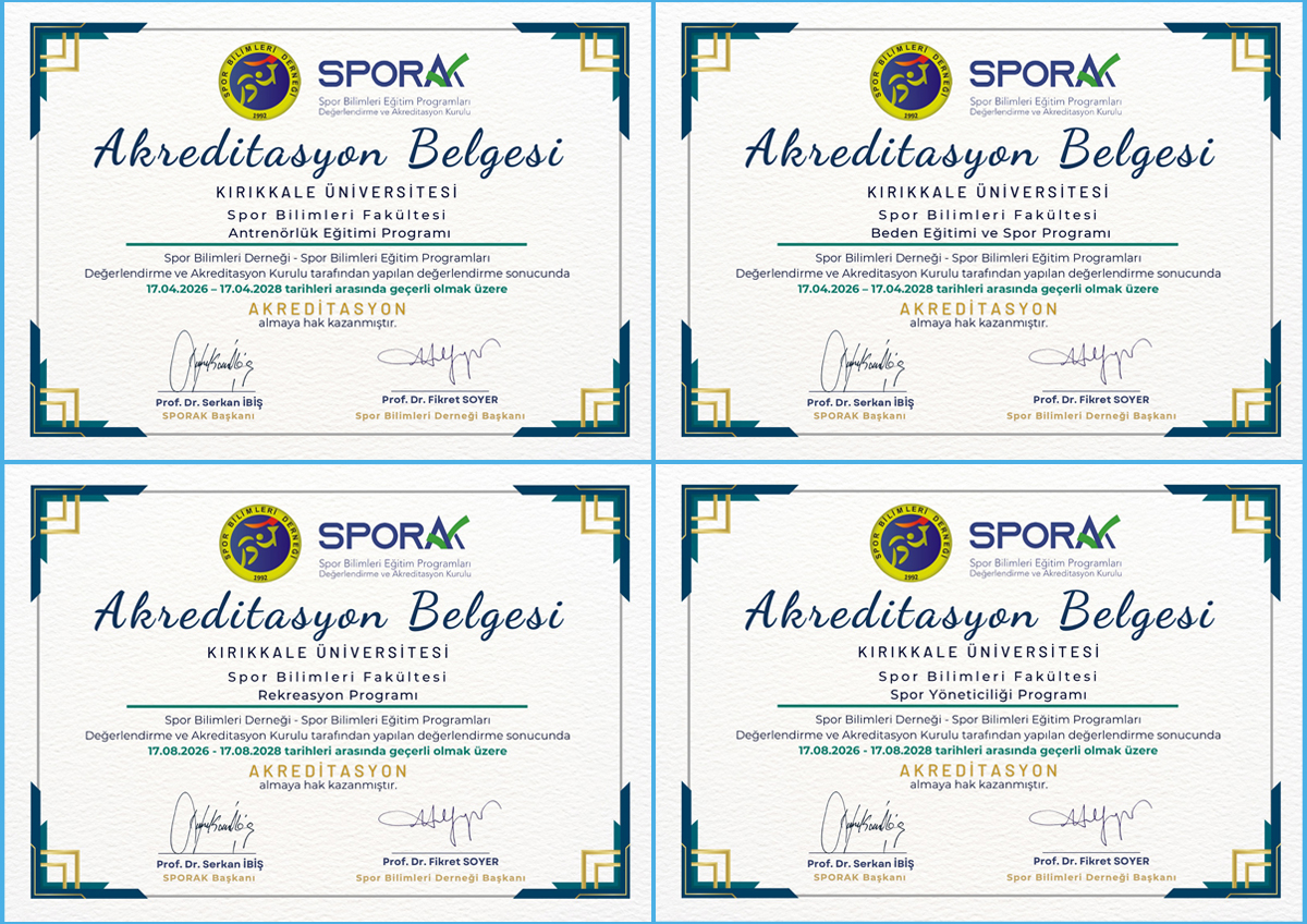 Spor Bilimleri Fakültemizden %100 Akreditasyon Başarısı