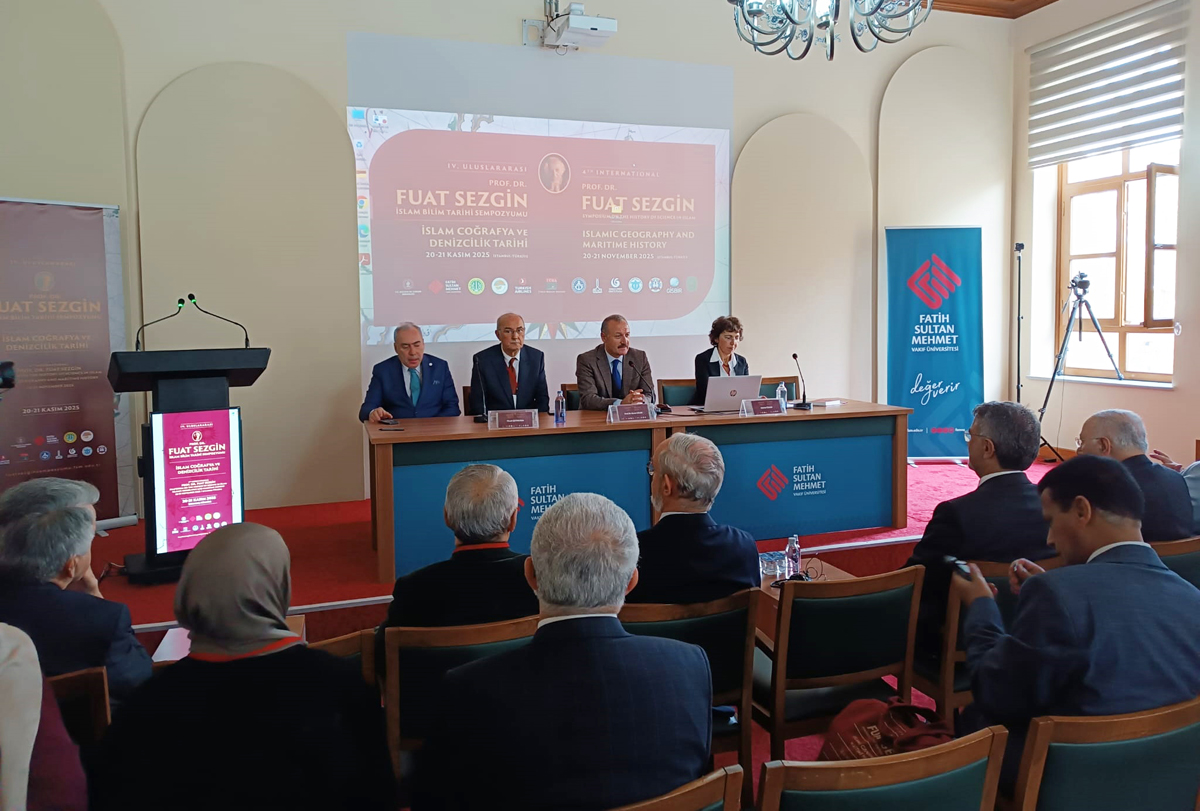 Rektörümüz Prof. Dr. Ersan Aslan, IV. Uluslararası Prof. Dr. Fuat Sezgin İslam Bilim Tarihi Sempozyumu’na Katıldı 