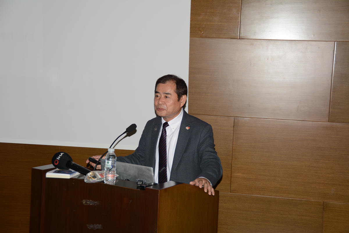 Deprem Uzmanı Yoshinori Moriwaki, &#220;niversitemizde Konferans Verdi