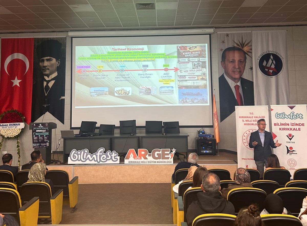 Üniversitemizin Ana Yürütücülüğünde “Bilimin İzinde Kırıkkale” Projesi Bilim Söyleşisi ve Teknik Geziyle Kapılarını Açtı