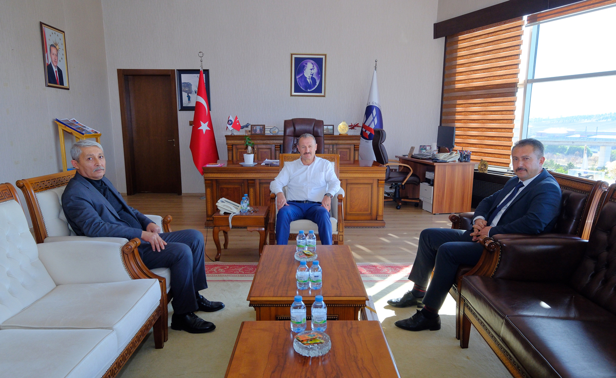 Yahşihan Belediye Başkan V. Aydın Demirdirek, Rekt&#246;r&#252;m&#252;z&#252; Ziyaret Etti