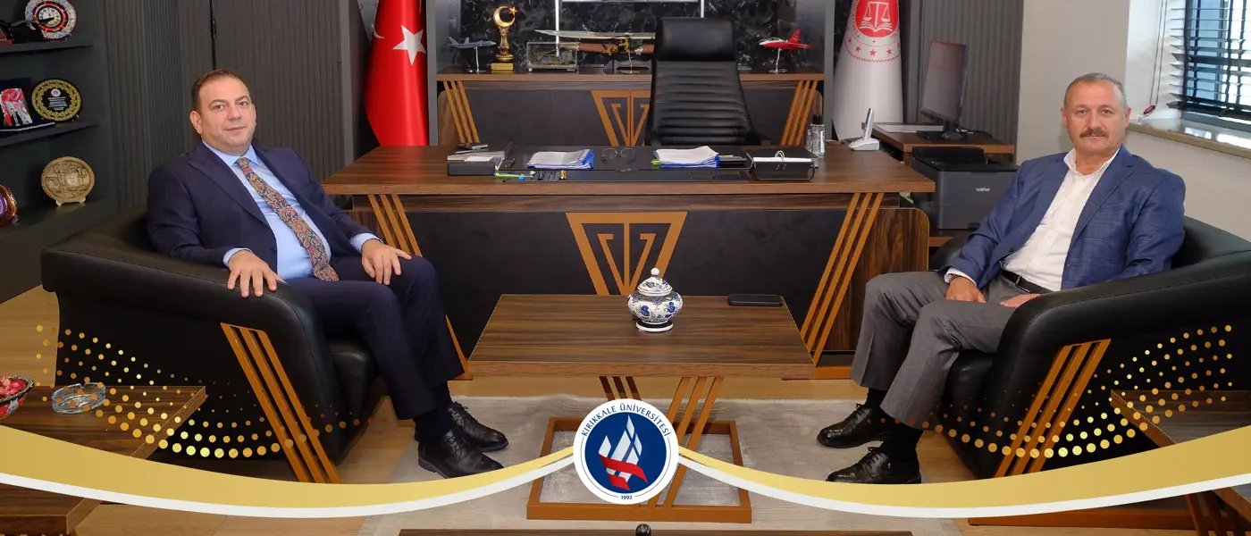 Rektörümüz, Cumhuriyet Başsavcısı Ahmet Rüfai Şahin’e Hayırlı Olsun Ziyaretinde Bulundu