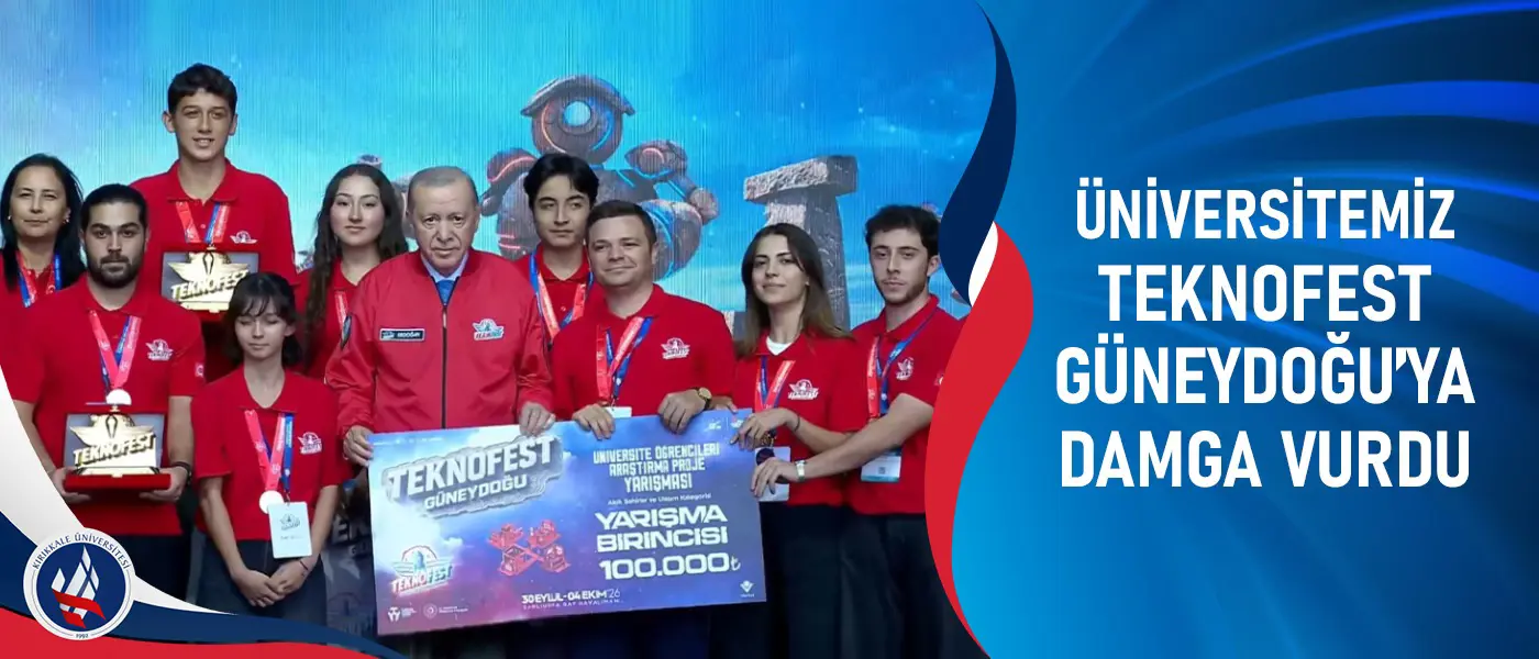 Üniversitemiz TEKNOFEST Güneydoğu'ya Damga Vurdu