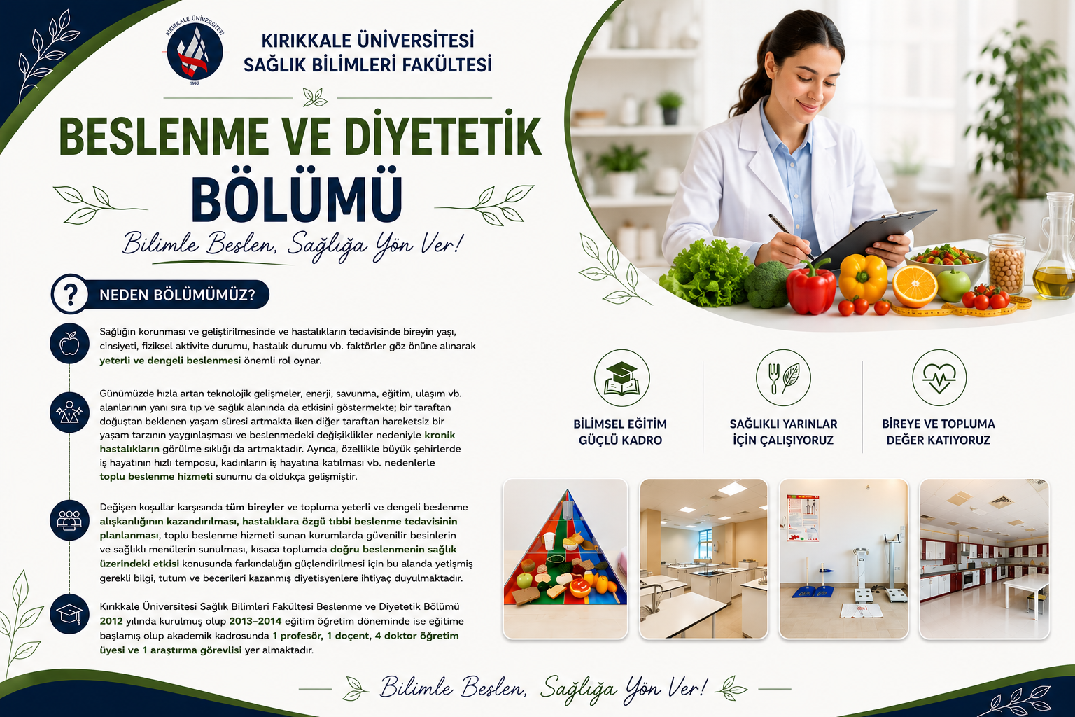 Neden bölümümüz
