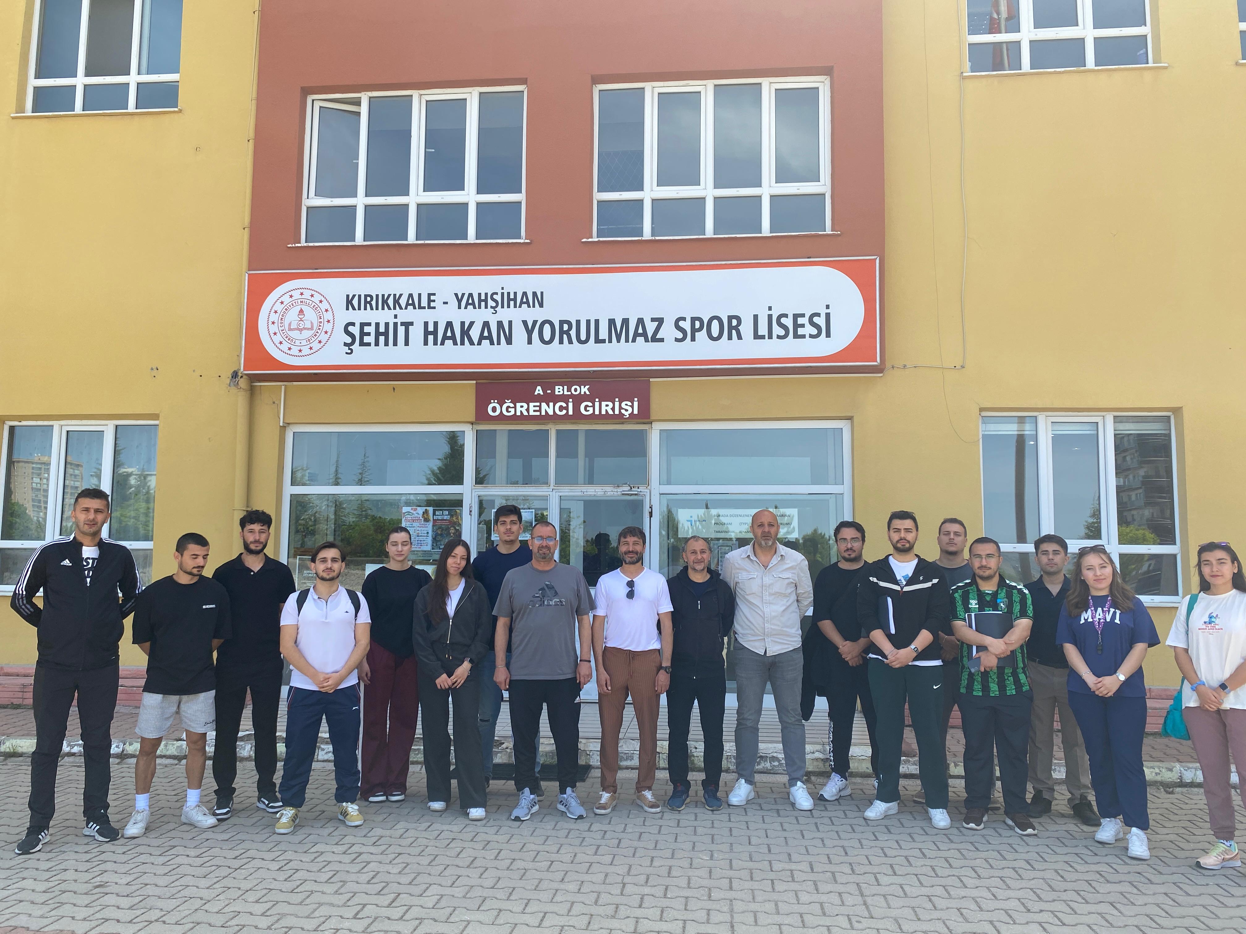 Şehit Hakan Yorulmaz Spor Lisesi’ne Ziyaret