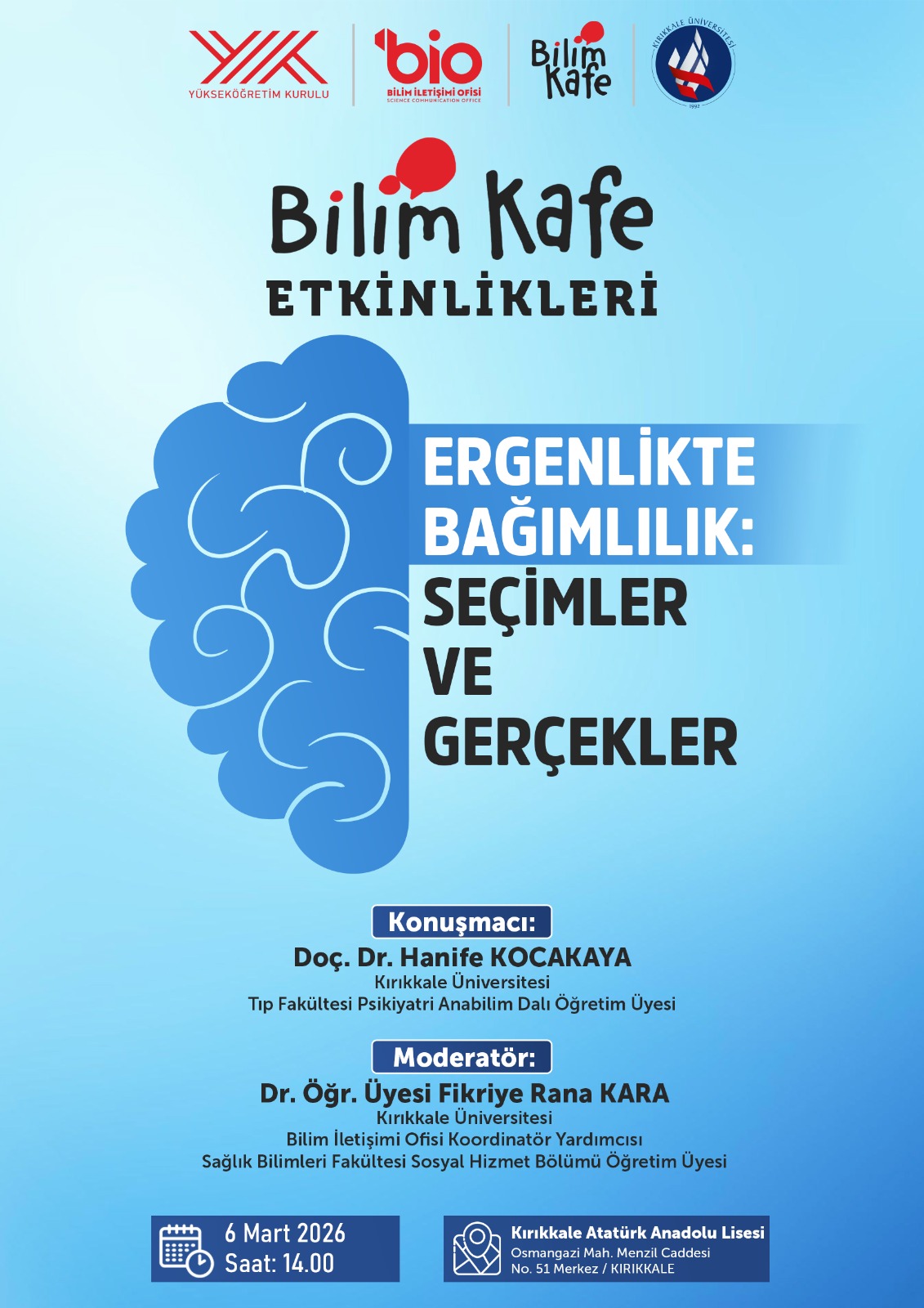 Bilim Kafe’de Gençlerin Geleceğini Etkileyen Bağımlılık Konusu Ele Alındı
