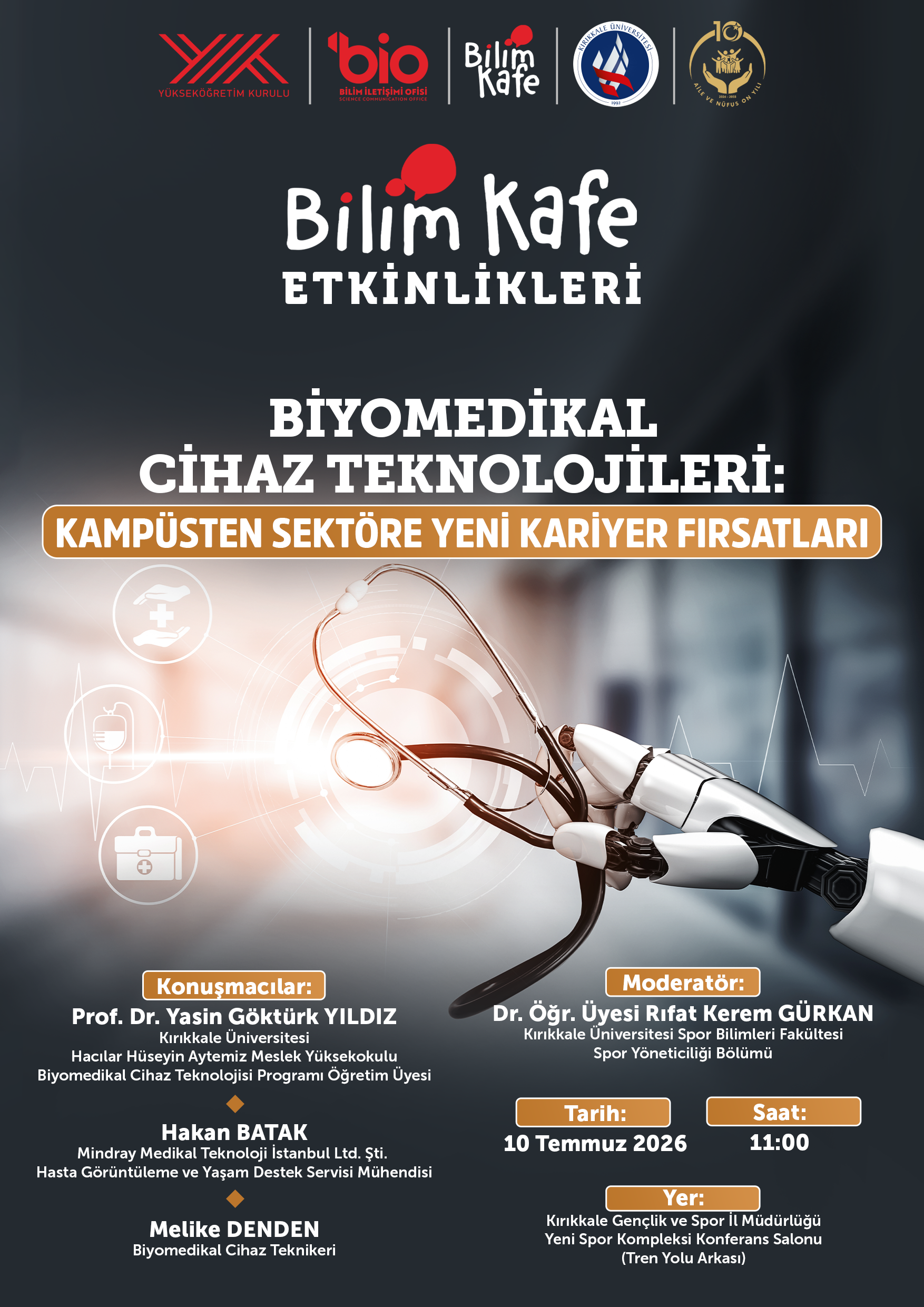 Kampüsten Sektöre Biyomedikal Kariyer Yolculuğu Bilim Kafe’de Konuşuldu