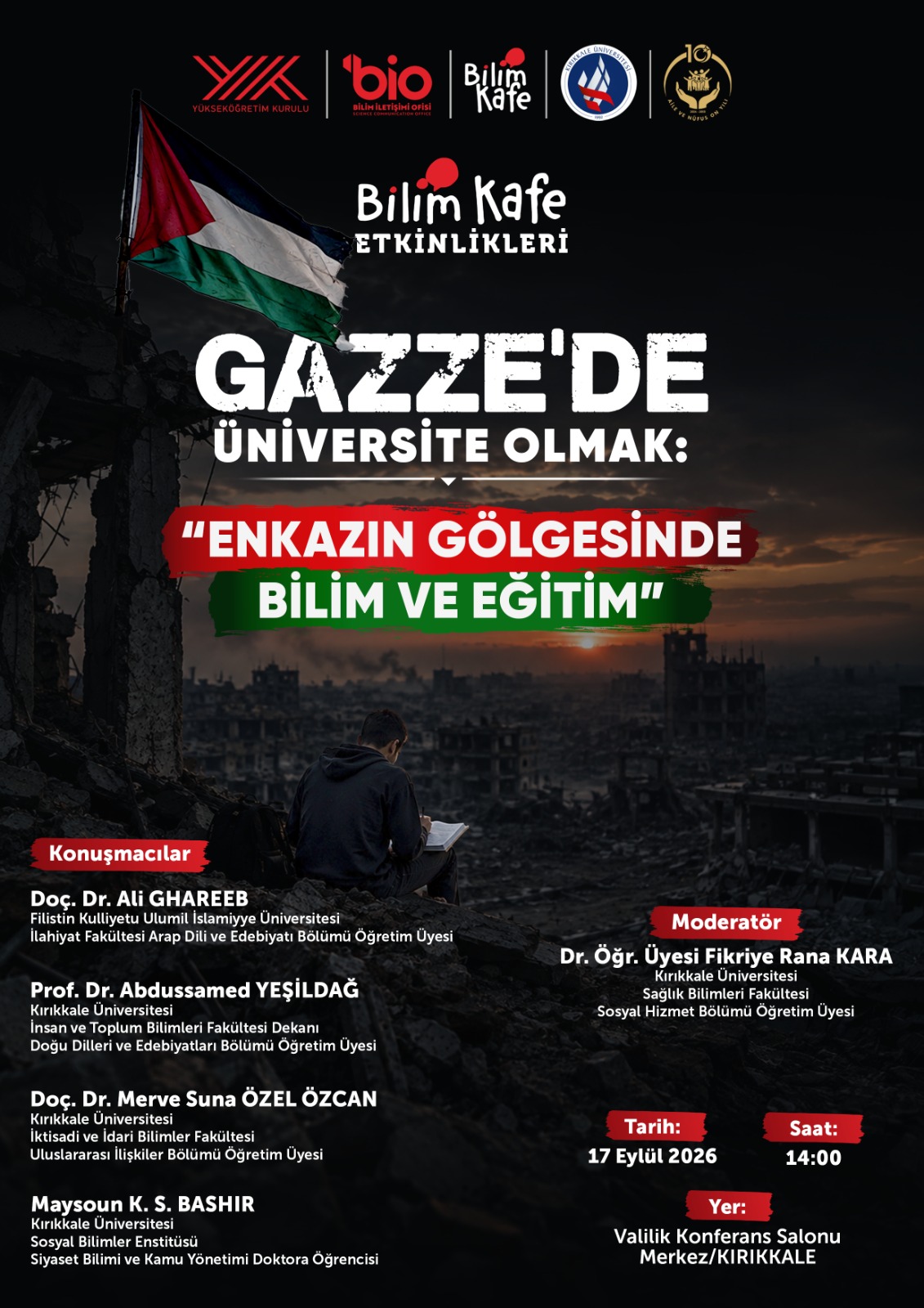 Gazze’de Enkazın Gölgesinde Sürdürülen Bilim ve Eğitim, Bilim Kafe’de Konuşuldu