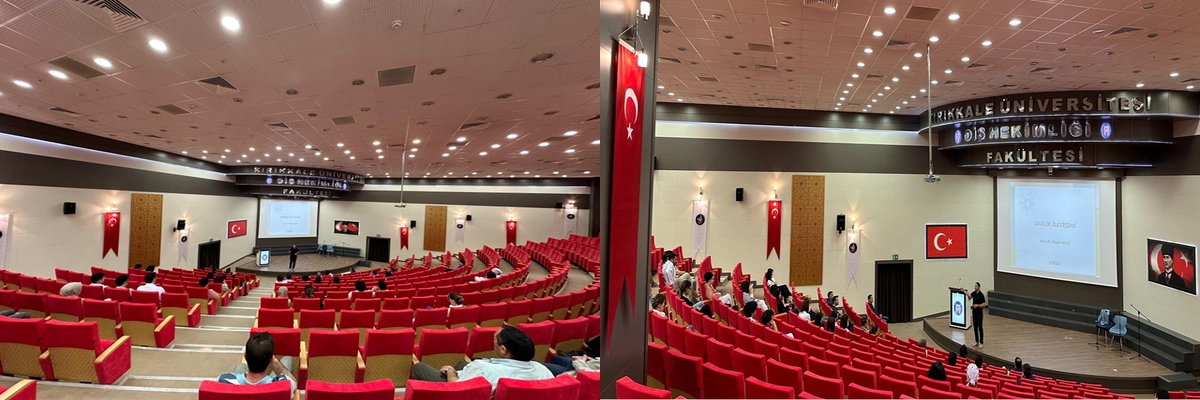 Üniversitemiz Kırıkkale Meslek Yüksekokulu Müdürü Doç.Dr.Özgür SELVİ tarafından "Sağlıklı Hekim-Hasta İletişimi" konulu sunum gerçekleştirildi.