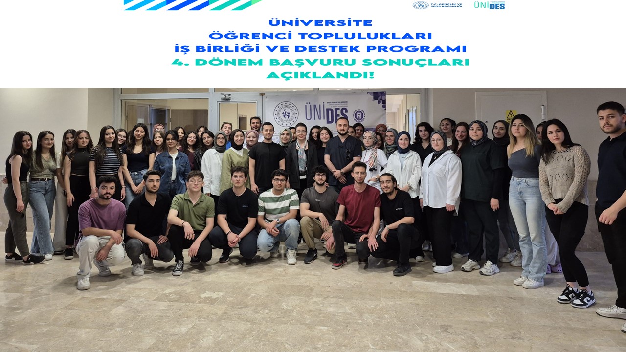 Fakültemiz Öğrenci Topluluğu "Geleceğin Diş Hekimleri"  "Sutur Atma Workshopu" ile ÜNİDES programı kapsamında desteklenmeye hak kazanmıştır.