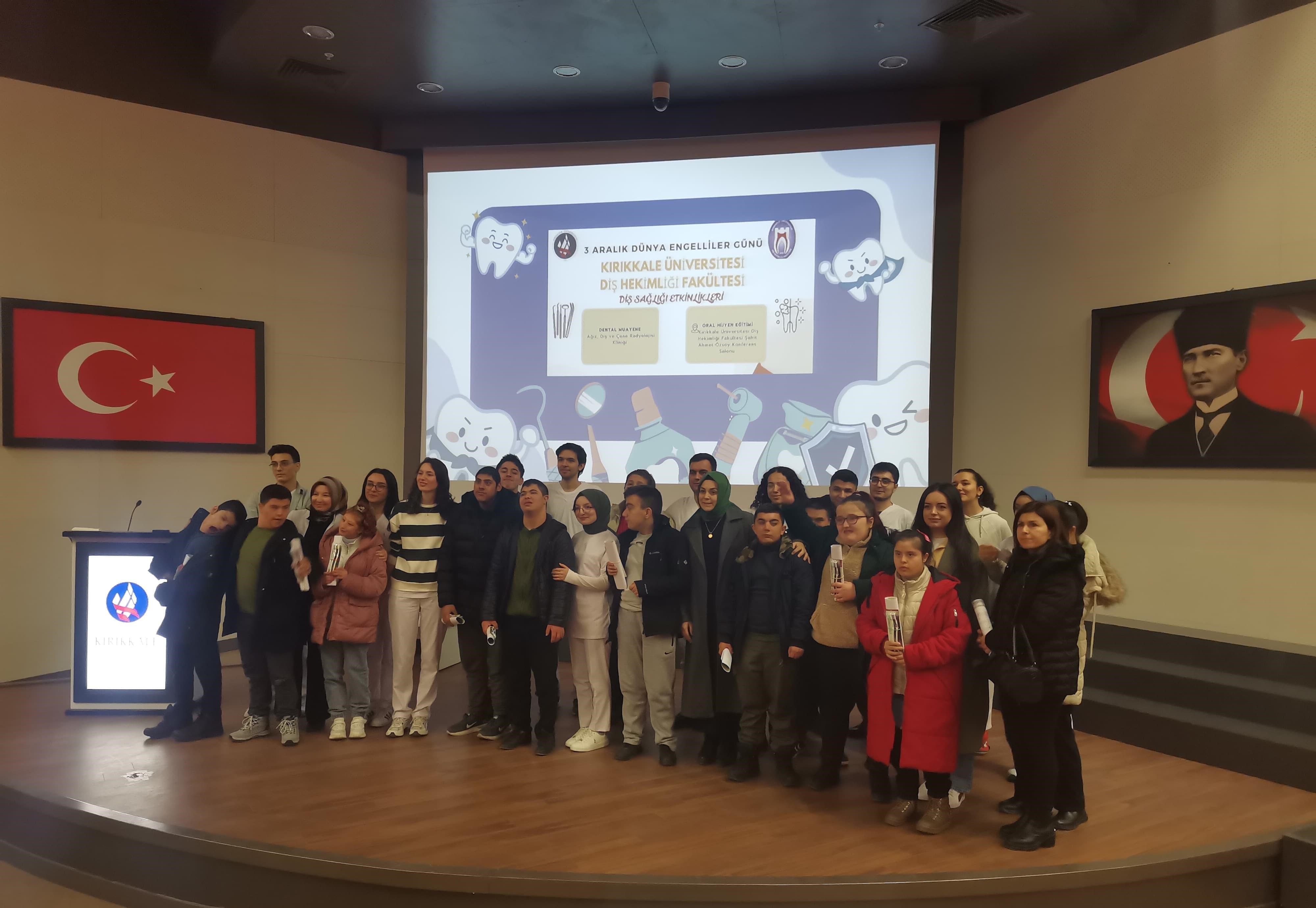 3 Aralık Dünya Engelliler Günü kapsamında Diş Sağlığı Etkinlikleri gerçekleştirildi.