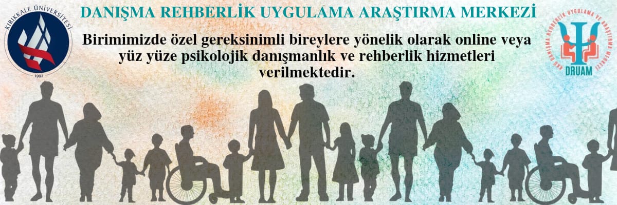 ÖZEL GEREKSİNİMLİ BİREYLERE YÖNELİK DANIŞMANLIK