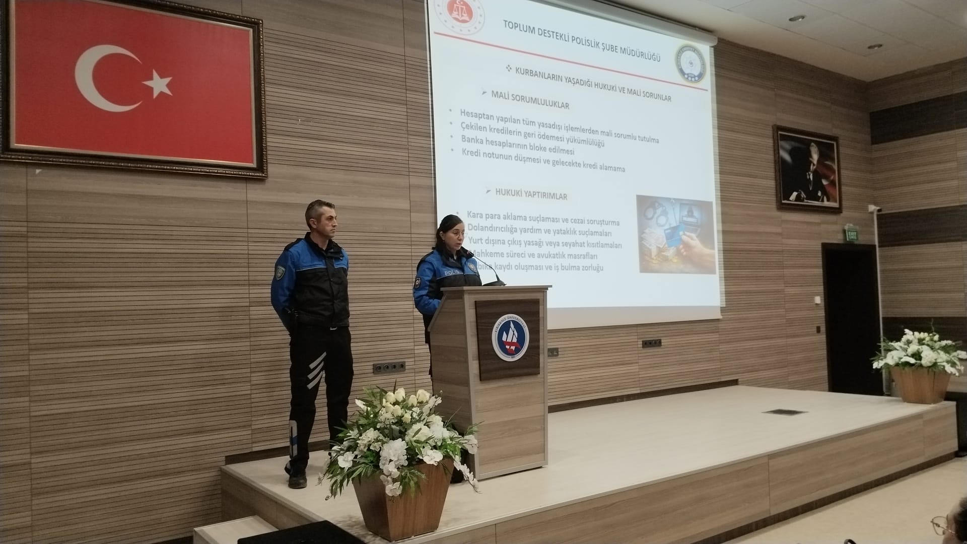 Fakültemiz Öğrencilerine "IBAN Dolandırıcılığı" Konusunda Bilgilendirme Yapıldı