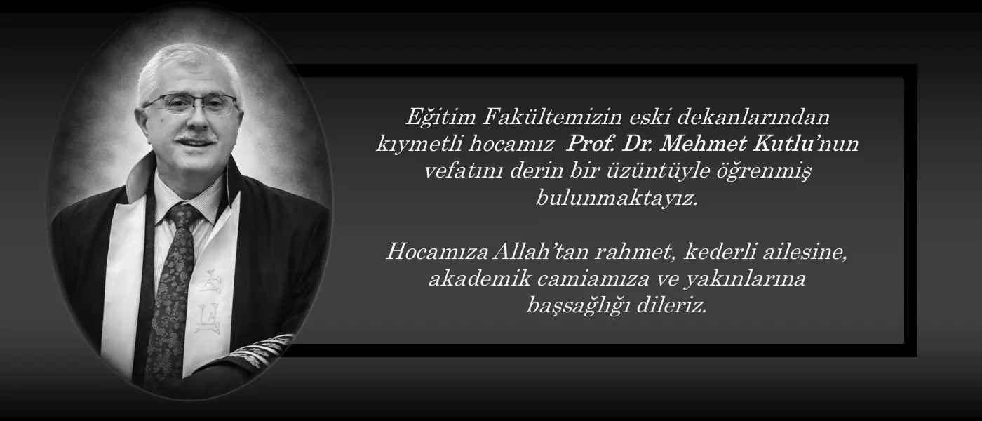 Prof. Dr. Mehmet Kutlu