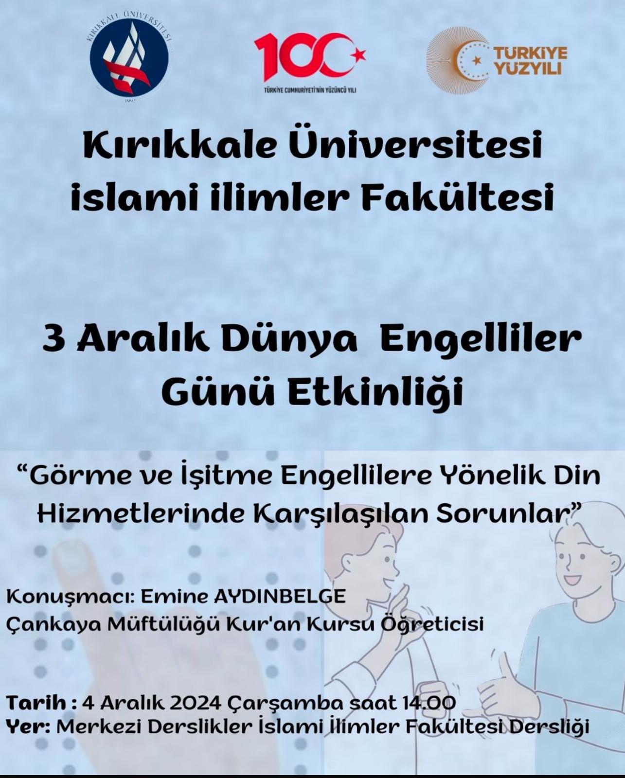 Görme ve İşitme Engellilere Yönelik Din Hizmetlerinde Karşılaşılan Sorunlar