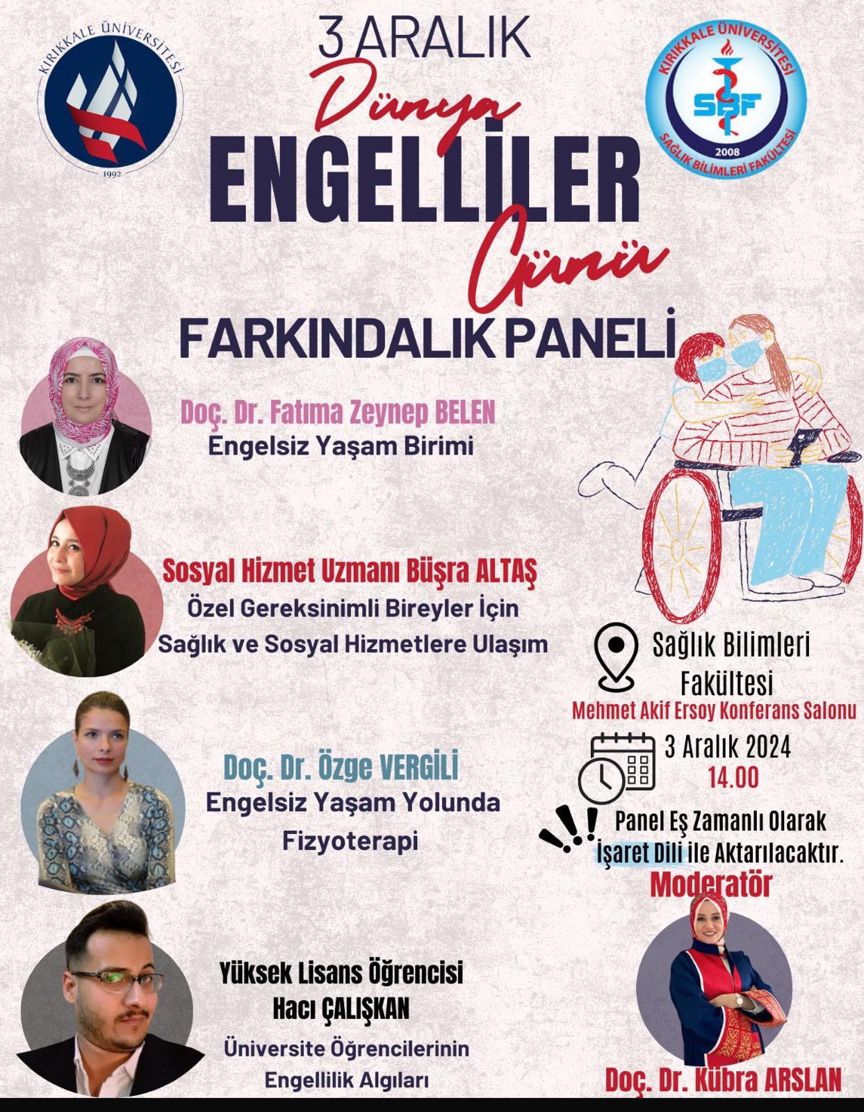 3 Aralık 2024 Dünya Engelliler Günü Farkındalık Paneli