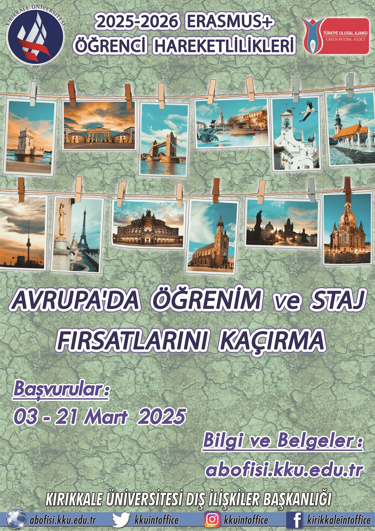 2025-2026 Erasmus+ Programları Özel Gereksinimli Öğrencilere Yönelik İmkanlar