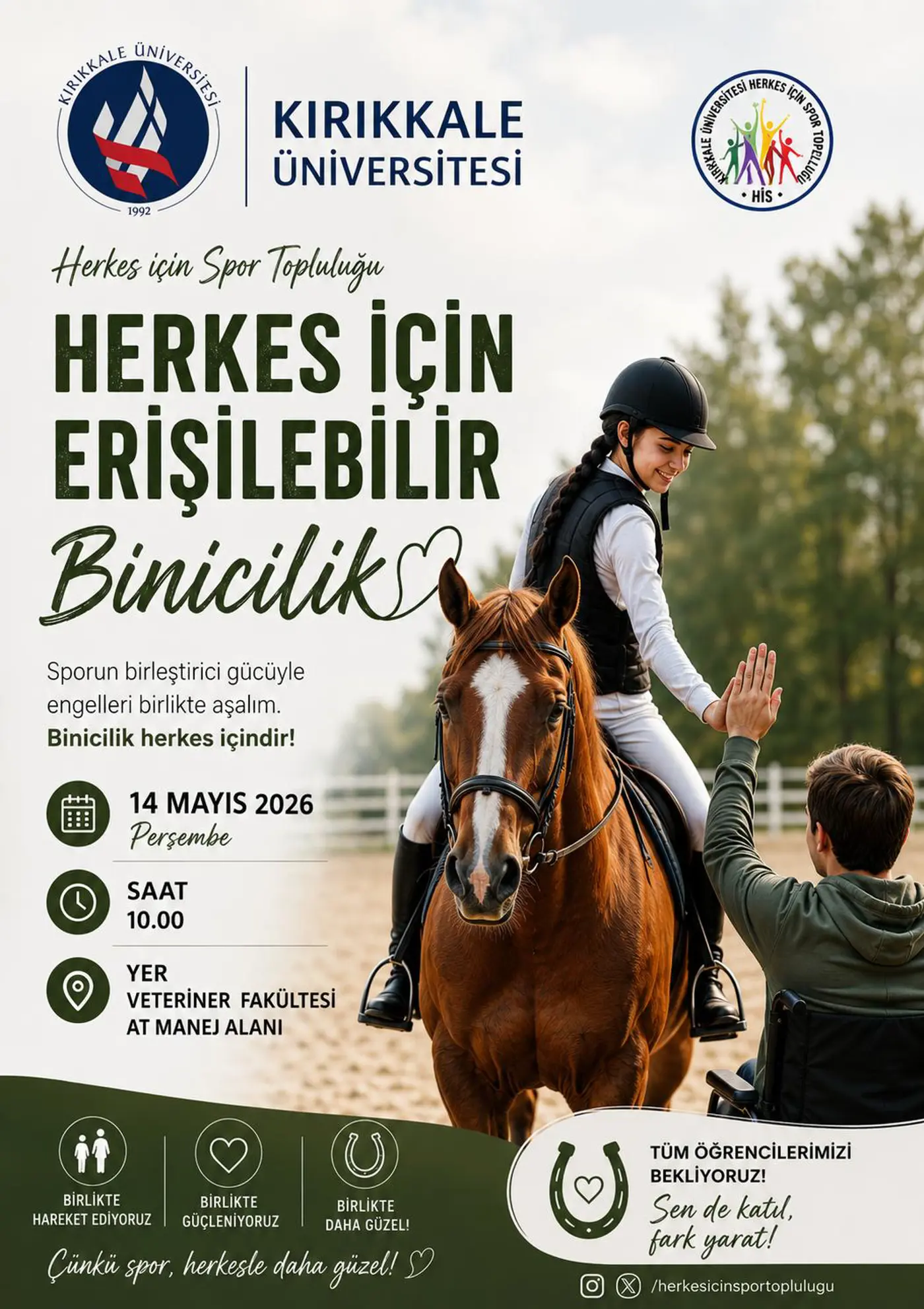 Herkes İçin Spor Topluluğu Dünya Engliiler Haftası Etkinliği