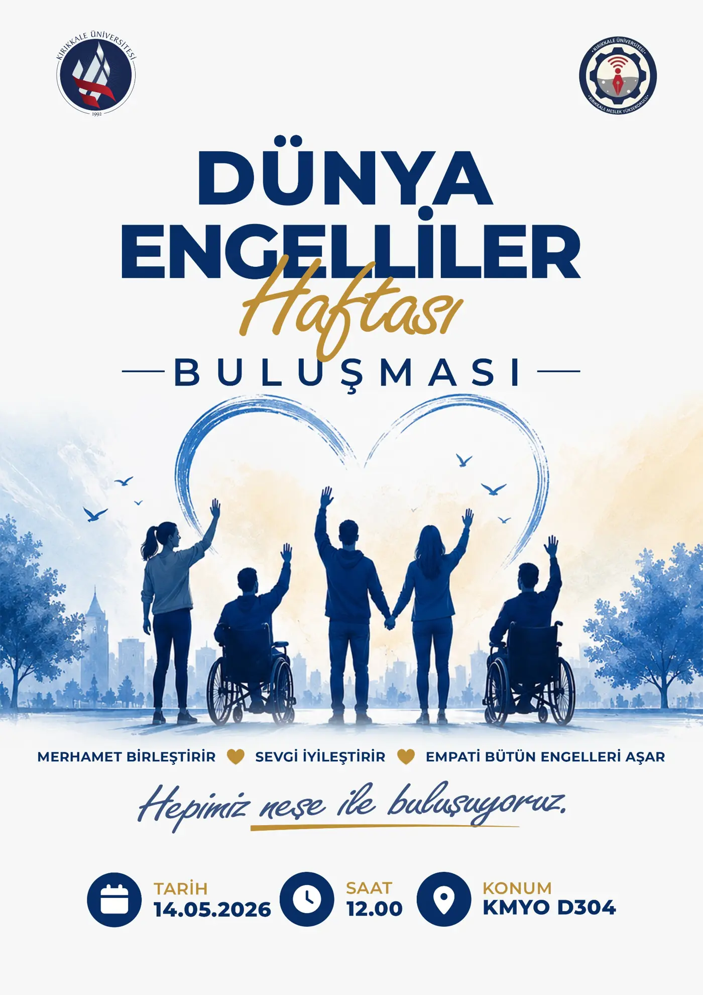 Kırıkkale Meslek Yüksekokulu Dünya Engelliler Haftası Etkinliği