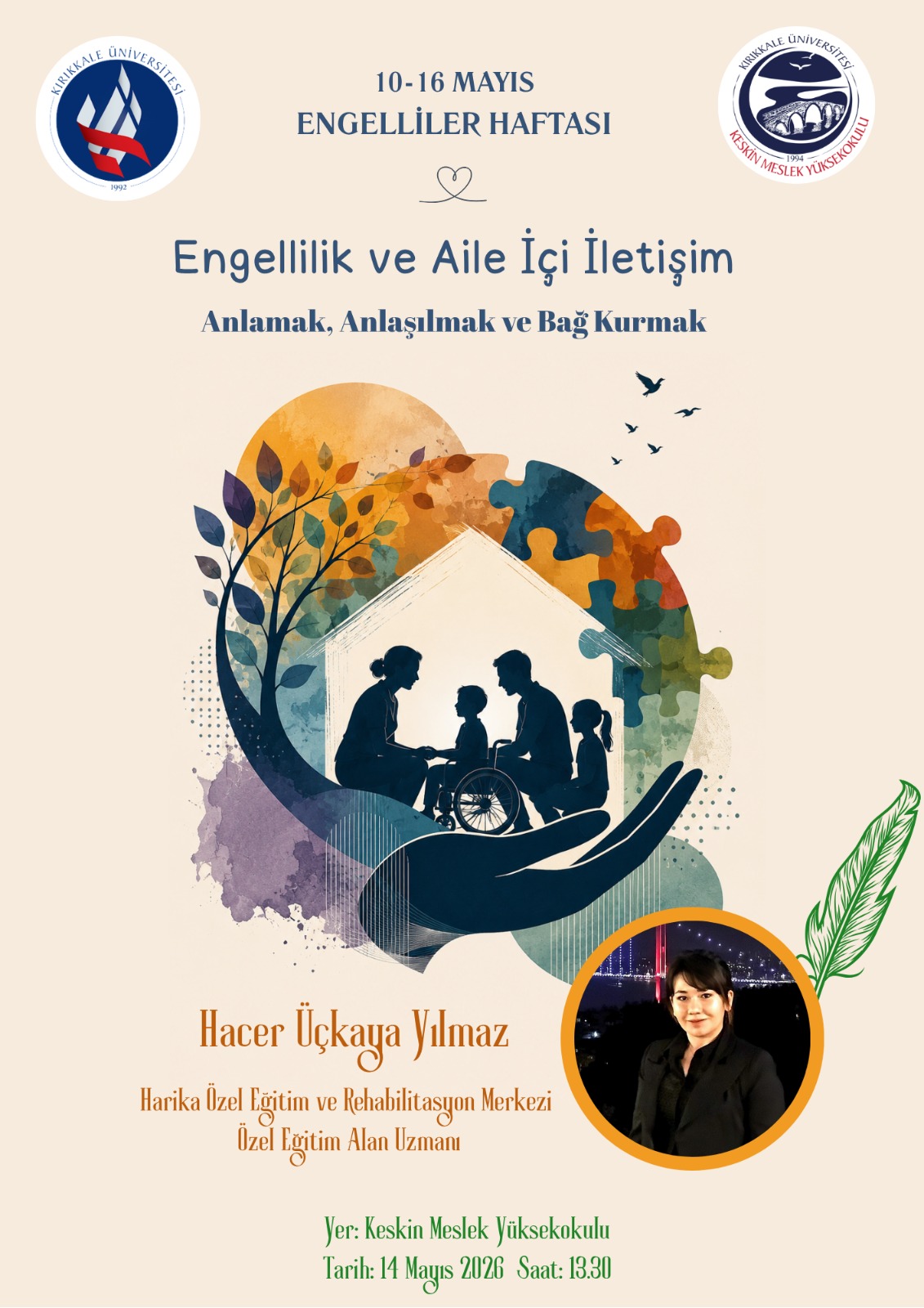 Keskin Meslek Yüksekokulu 10-16 Mayıs Dünya Engelliler Haftası Etkinliği