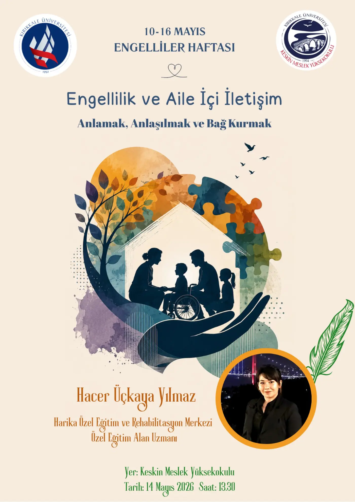 Keskin Meslek Yüksekokulu 10-16 Mayıs Dünya Engelliler Haftası Etkinliği
