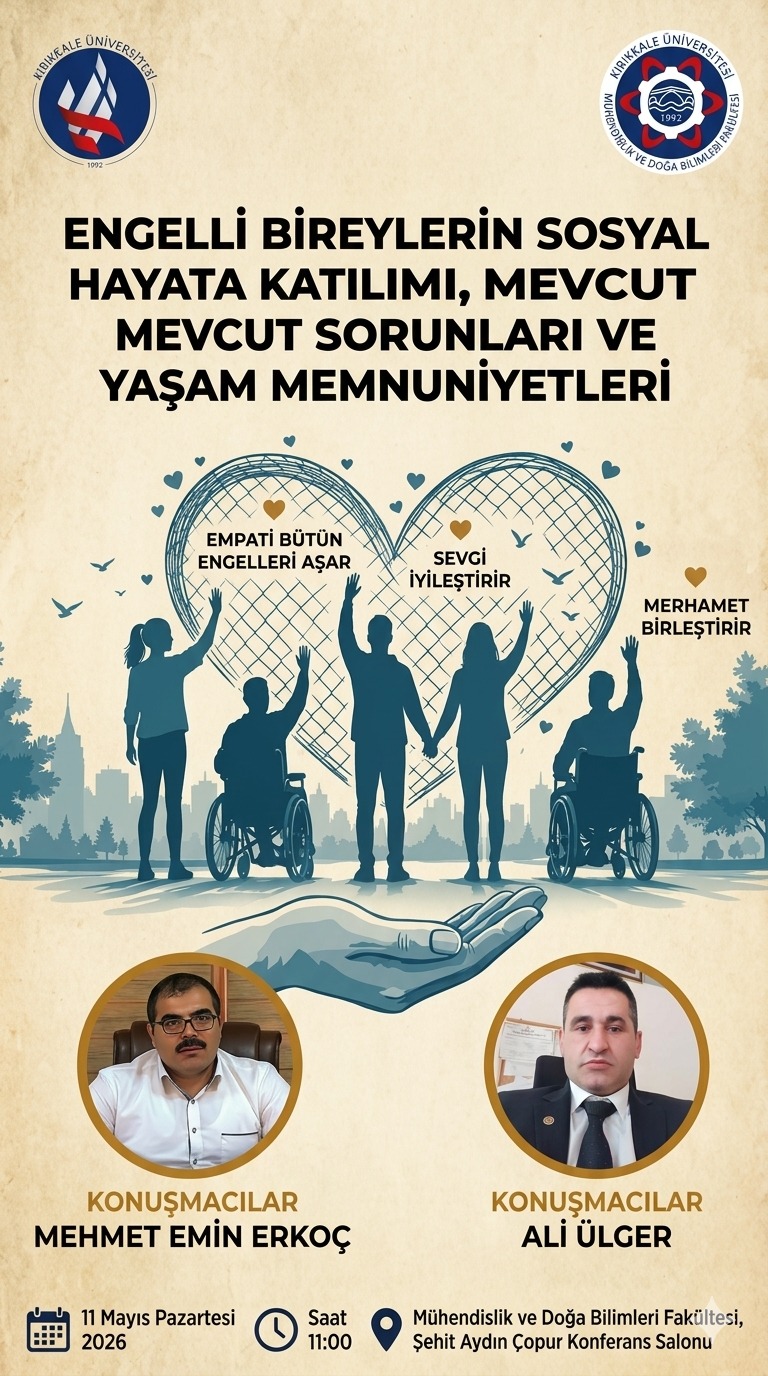 Mühendislik ve Doğa Bilimleri Fakültesi Dünya Engelliler Haftası Etkinliği