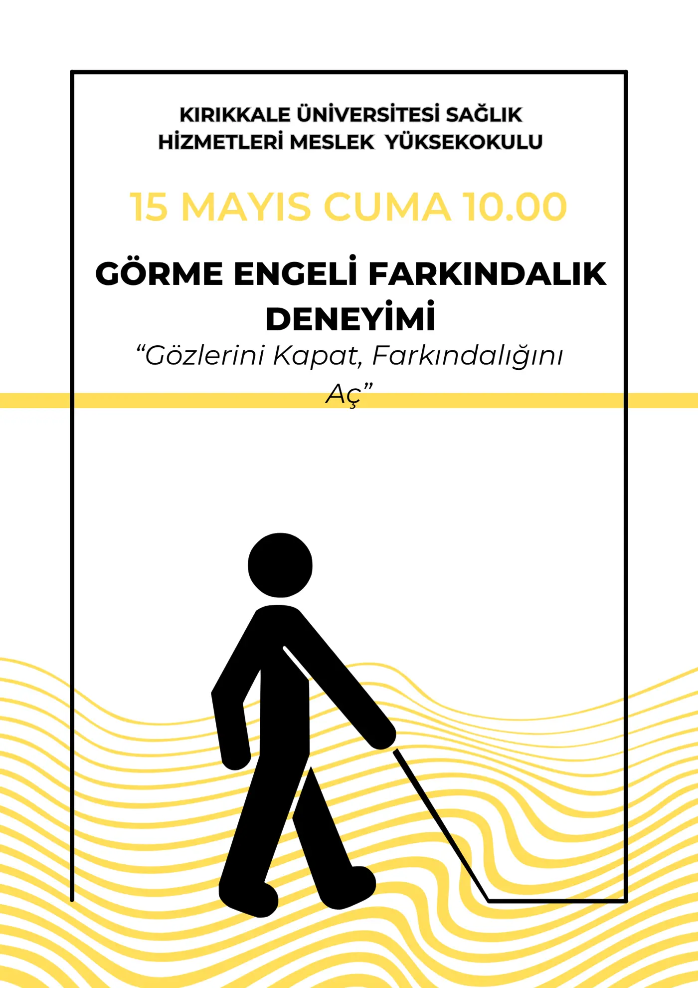 Sğlık Hizmetleri Meslek Yüksekokulu Dünya Engelliler Haftası Etkinliği