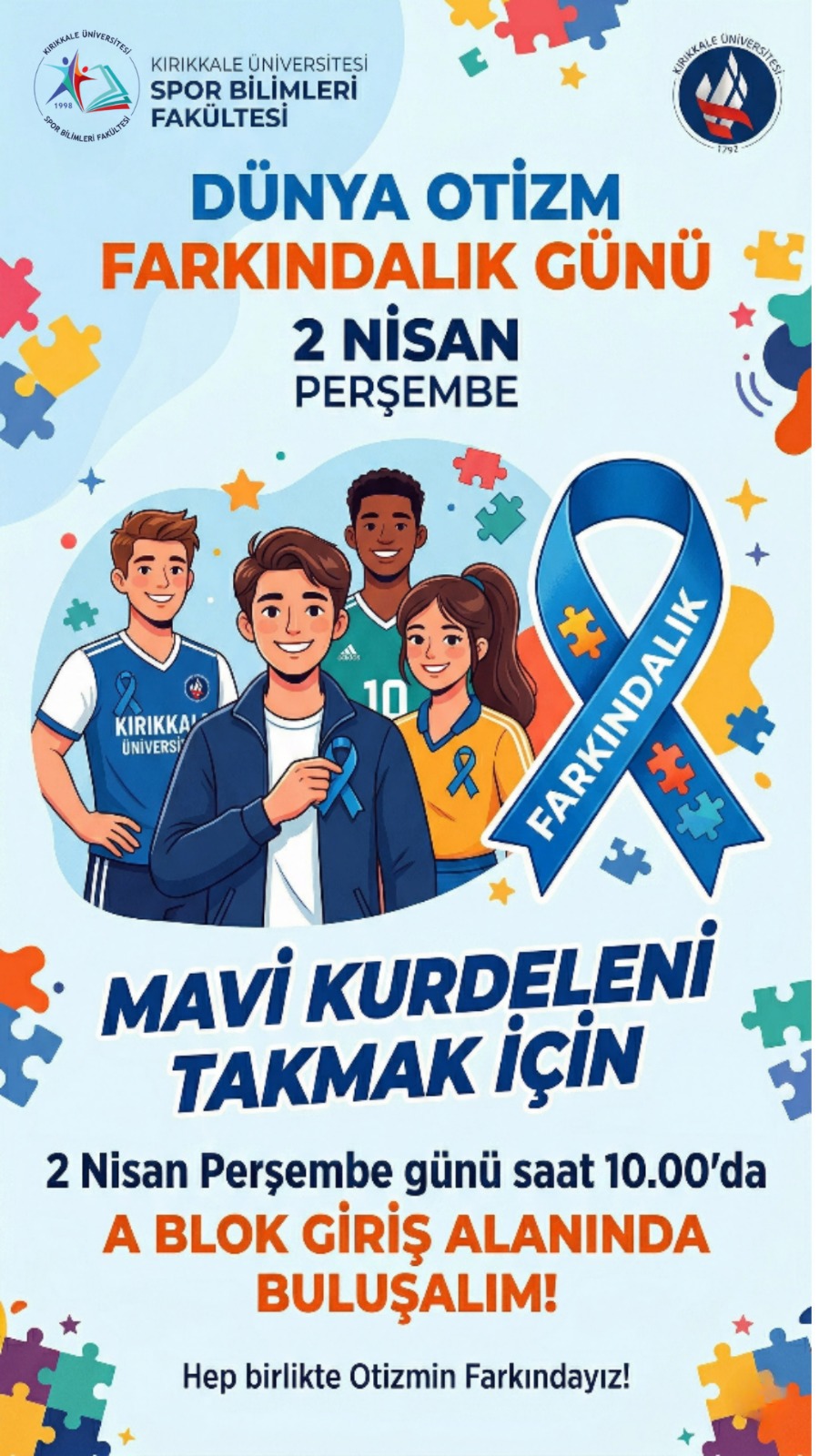 2 Nisan Dünya Otizm Farkındalık Günü