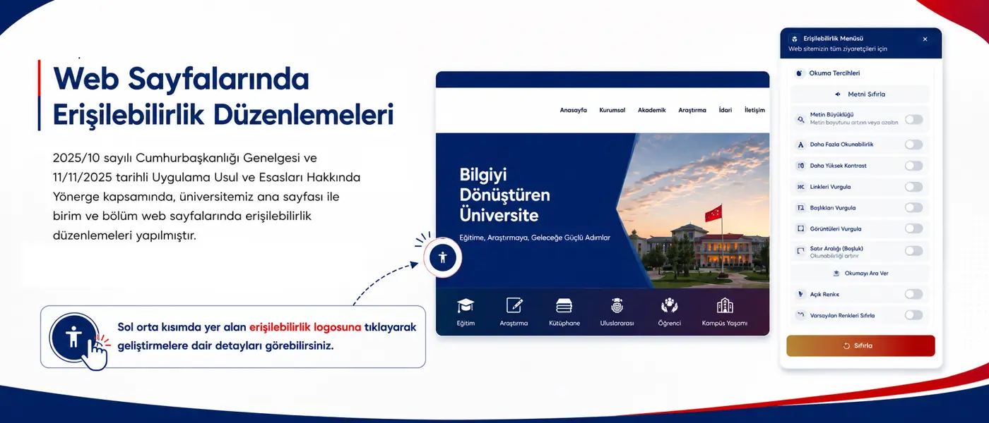 Web Sayfalarında Erişebilirlik Düzenlemeleri