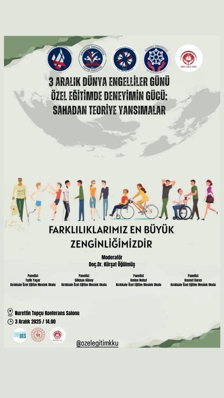 Eğitim Fakültesi 3 Aralık Dünya Engelliler Günü