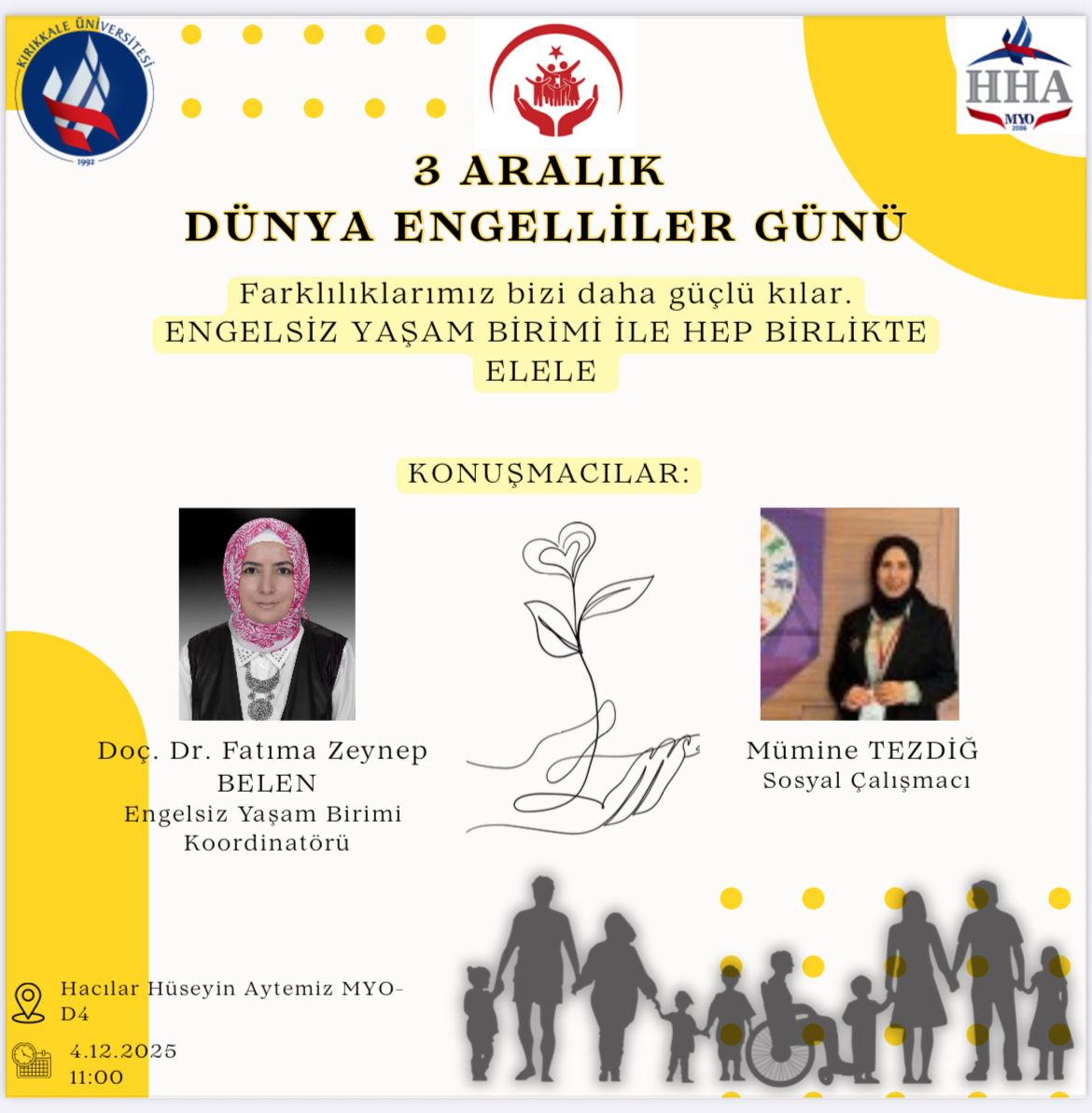 Hacılar Hüseyin Aytemiz Meslek Yüksekokulu 3 Aralık Dünya Engelliler Günü