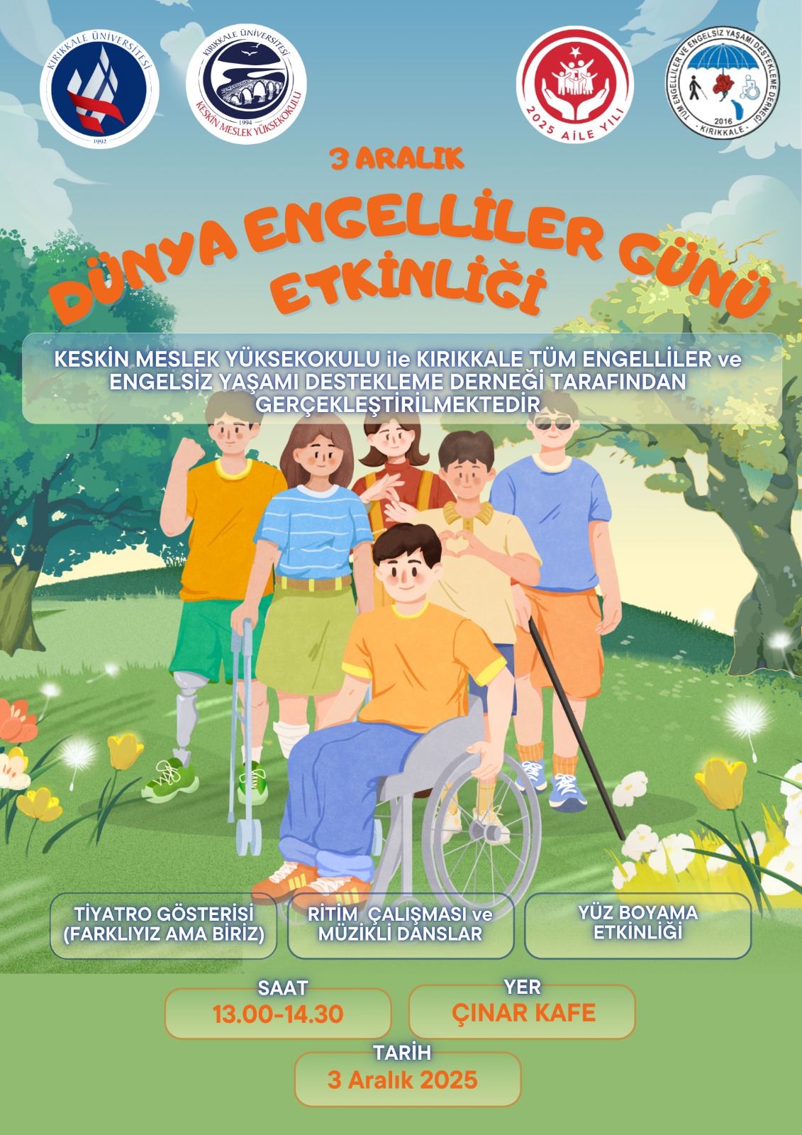 Keskin Meslek Yüksekokulu 3 Aralık Dünya Engelliler Günü