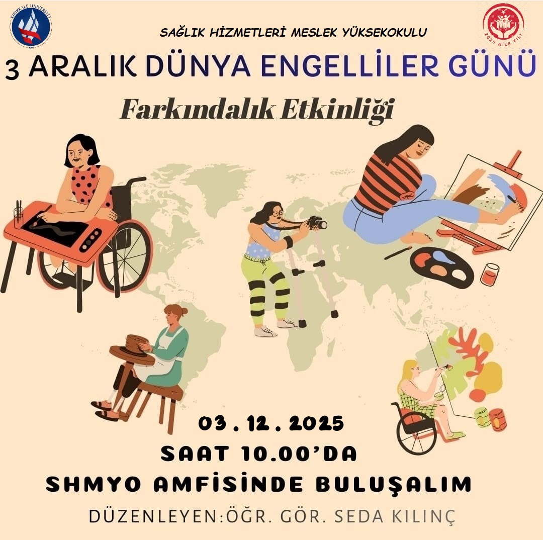 Sağlık Hizmetleri Meslek Yüksekokulu 3 Aralık Dünya Engelliler Günü
