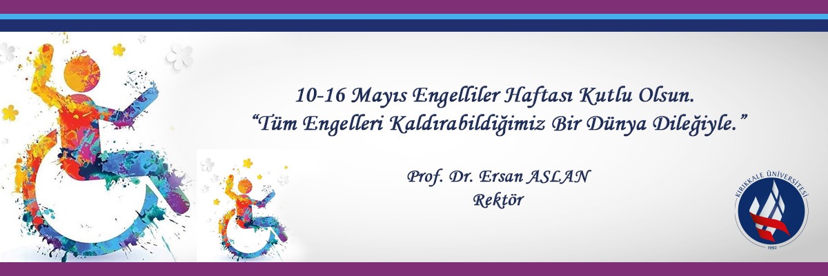 10-16 Mayıs Engelliler Haftası 