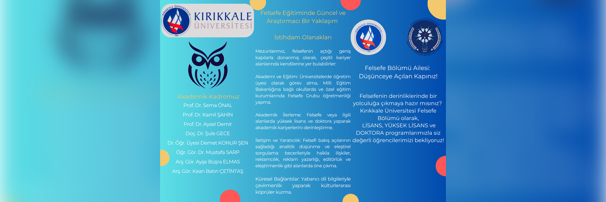 Felsefe Bölüm Tanıtımı - 2025