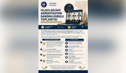 Felsefe Bölümü Akreditasyon Danışma Kurulu Toplantısı 